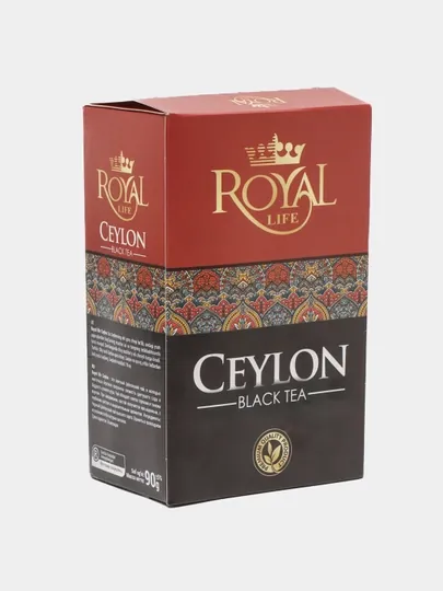 Чай черный Royal Life Сeylon tea, 90 г