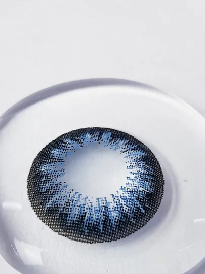 A2010 BLUE -2.50 Контактные линзы для зрения, голубые, BC 8.6, DIA 14.2, 12 месяцев