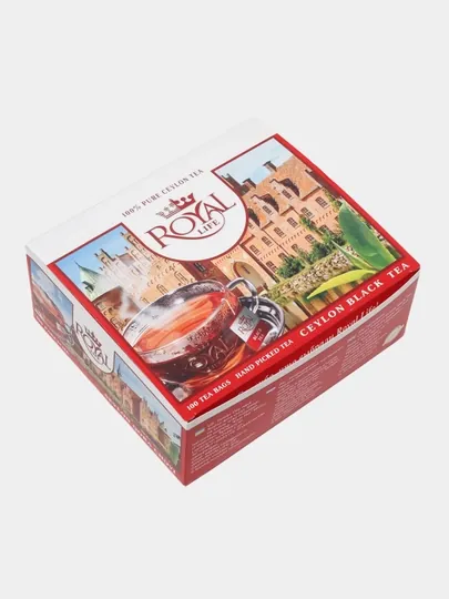 Чай черный Royal Life Сeylon, 100 пакетиков, 200 г