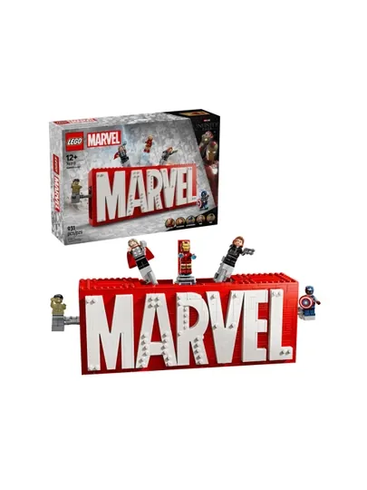 Конструктор LEGO Marvel Логотип MARVEL и минифигурки 76313, 931 деталь, 12+