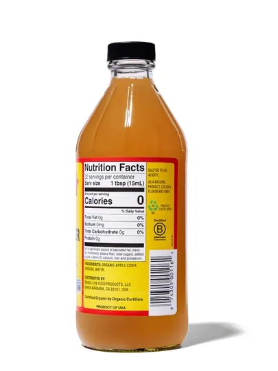 Bragg, органический яблочный уксус, нефильтрованный, 946 мл, США