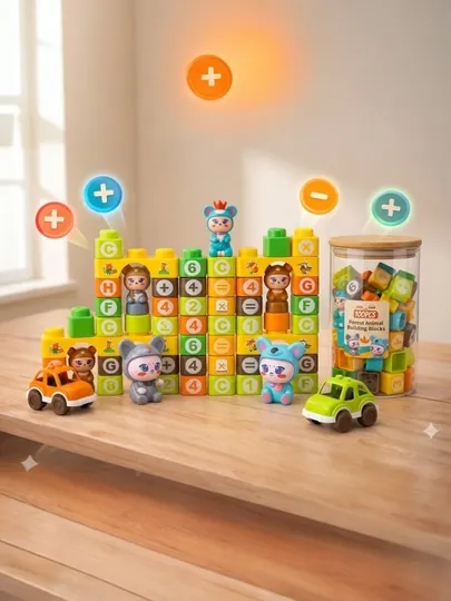 Развивающий игровой набор из 100 деталей для детей