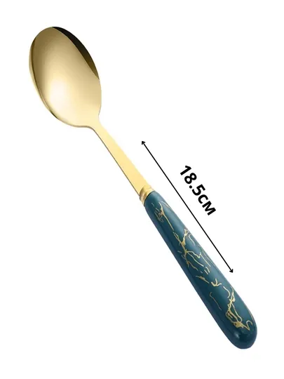 Набор кухонных столовых приборов — NASIMAR-ВИЛКИЛОЖКИ-ЗЕЛЕН-6штук