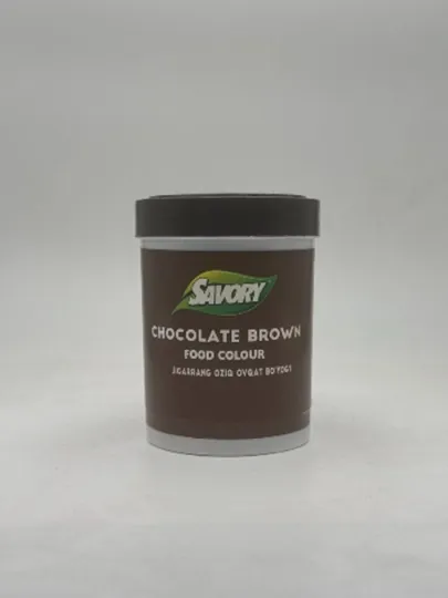 Пищевой краситель Savory, шоколадно-коричневый (Chocolate Brown), 100 г