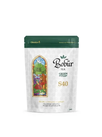 Bobur Tea S40 – Зелёный чай, 200 г