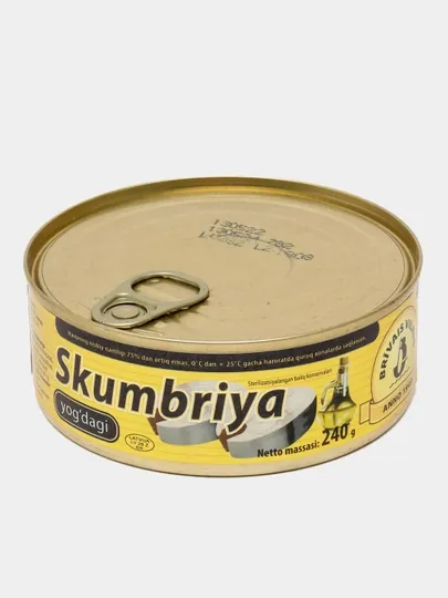 Скумбрия в масле Brivais Vilnus, 240 г — GROCERY-P004A85