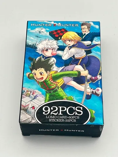 Lomo карты Аниме 60 шт + 32 стикера Genshin, One Piece, Jujutsu, Pokémon и др — 4HOME-2402042-РАЗНОЦВ