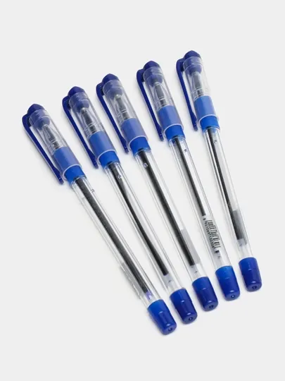 Ручка шариковая синий Luxor BLU LUXFC-1 BP 14522 в пачке 5 штук