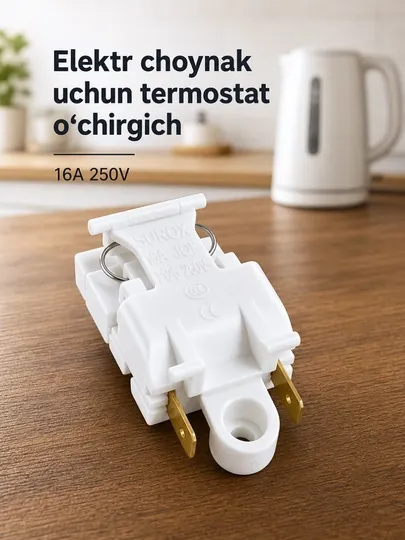Термостат термовыключатель 16A 250V для электрочайника и бытовой техники