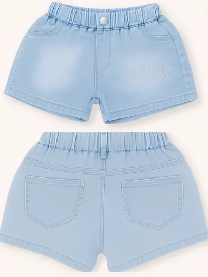 Джинсовые шорты для девочек MiniDior