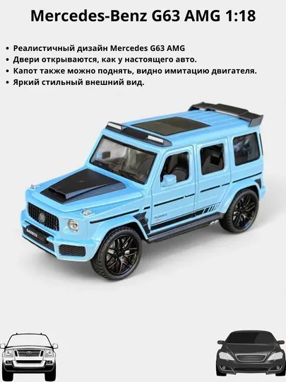 Игрушечная модель Mercedes-Benz G63 AMG 1:18