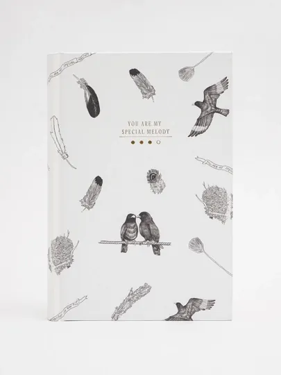 Sketchbook блокнот для искусства и дизайна, с плотными белыми листами, A5 – 160 листов — NANOART-OQBLOK-БЕЛЫЙ