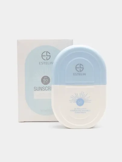 Солнцезащитный крем, крем, водостойкий, ESTELIN SPF 100, 80, 70, 50 PA+++ 100 мл, 50 мл