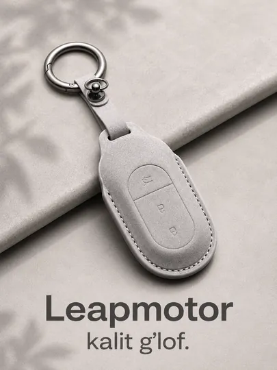 Чехол для ключа Leapmotor модель B — MAXLAND-LEAPKALIT-СЕРЫЙ