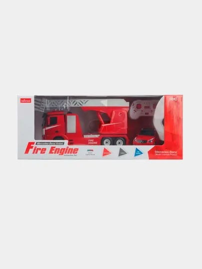 Игрушечная пожарная машина Rastar Mercedes-Benz Antos Fire Engine & Rescue car, 2 в 1