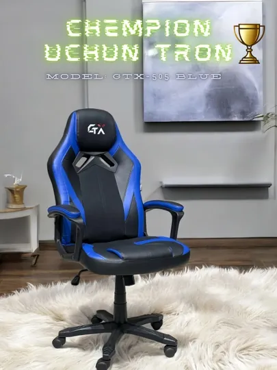Игровое кресло — ALLITEM-GAMERGT-СИНИЙ