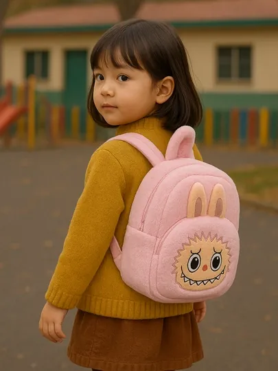 Мягкий рюкзак Лабубу, для детей 2-6 лет