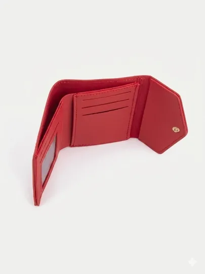 Кошелек женский из экокожи, компактный портмоне. 12*10 см