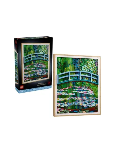 Конструктор LEGO Art Клод Моне «Мост через пруд с водяными лилиями» 31220