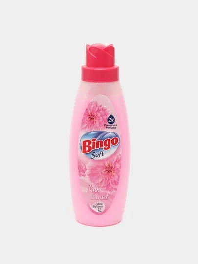 Кондиционер для белья Bingo Soft Pink Sunset, 1 л