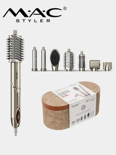 Фен для волос MAC styler MC-6766, 6 в 1, воздушная укладка и автоматическая плойка