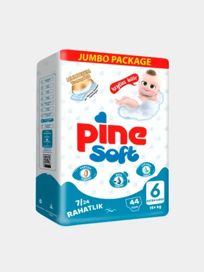 Детские подгузники Pine Soft Extra Large, 44 шт — ROYAL-80338
