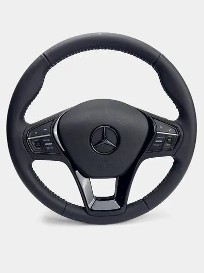 Руль для автомобиля, кожаный, универсальный Spark, Damas, Nexia 1 2 3, Gentra, Lacetti