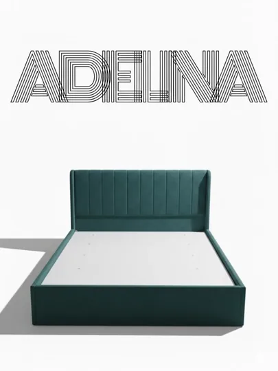 ADELINA — двуспальная кровать, кровать для взрослых, большая кровать — LOFTFUR-ADELINA-МОРСК-teri