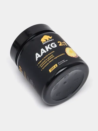Аргинин Primekraft AAKG 2:1, ананас, 200 г, 40 порций