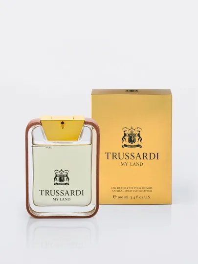 Trussardi My Land туалетная вода мужская, фужерные древесные 100 мл Италия