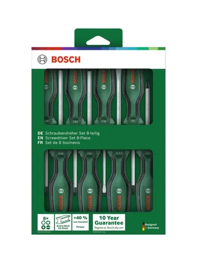 Набор отверток Bosch 8шт (1600A02BX8)