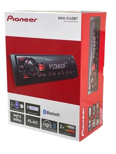 Pioneer MVH-S145BT произведен в Индонезии