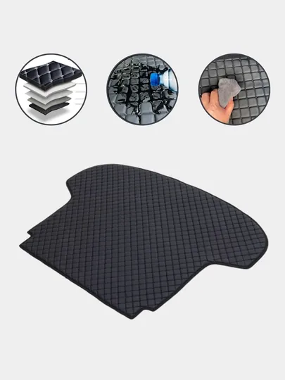 Кожаный коврик в багажник с газ баллоном, с бензином, ГБО, для Lacetti, Cobalt
