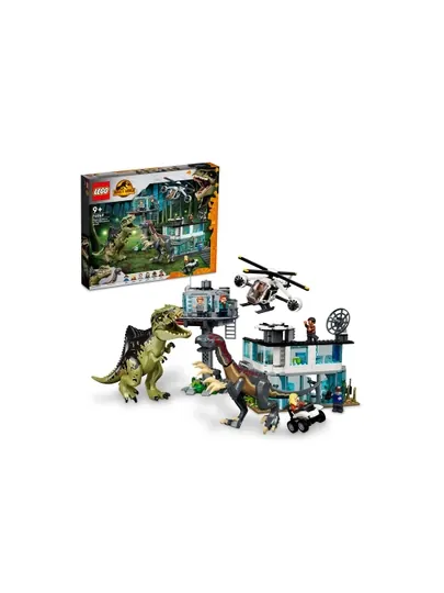 Конструктор LEGO Jurassic World 76949 Атака гиганотозавра и теризинозавра, 810 деталей