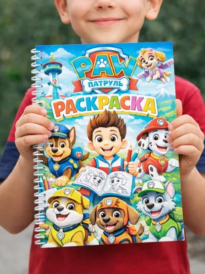 Раскраска PAW Patrol - щенячий патруль