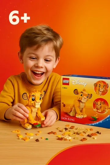 Конструктор LEGO Disney Симба, юный Король Лев 6+