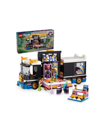 Конструктор LEGO Friends 42619 «Концертный автобус поп-звезды», 845 деталей