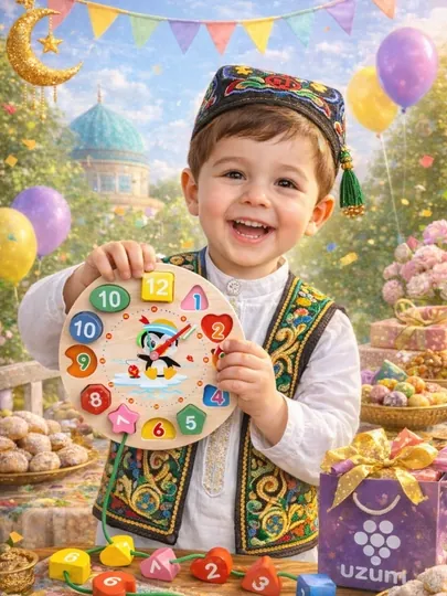 Montessori сортер пирамидка – деревянная развивающая игрушка с цифрами