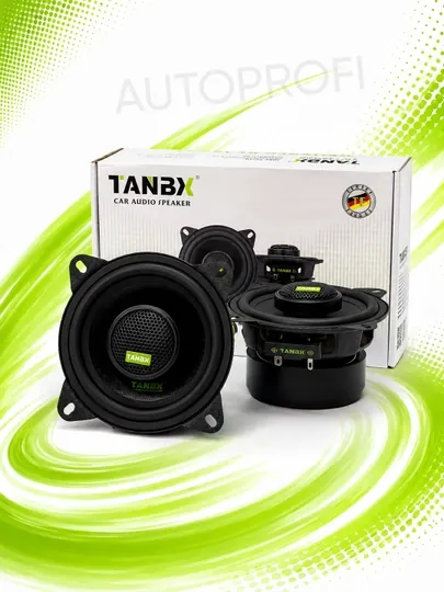 Автомобильные колонки Tanbx, акустическая система, динамики комплект из 2-х штук — ELAVTO-4XILTANBX-УГОЛЬН-T45MAX