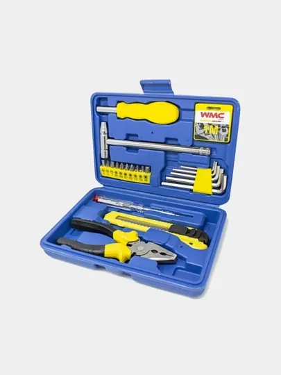 Набор инструментов 21 предмет WMC TOOLS MC-1021, в пластиковом кейсе