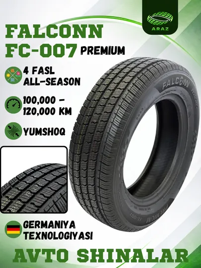 Шины FALCONN FC007, 2025, всесезонные, баллон для автомобиля