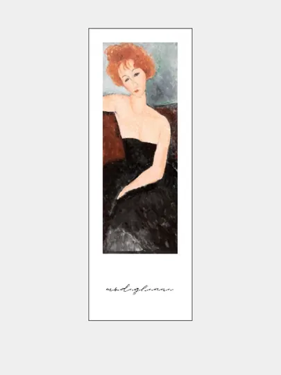 Бумажные закладки для книг, учебников, ежедневников, "Модильяни", "Скульптура", "Искусство"