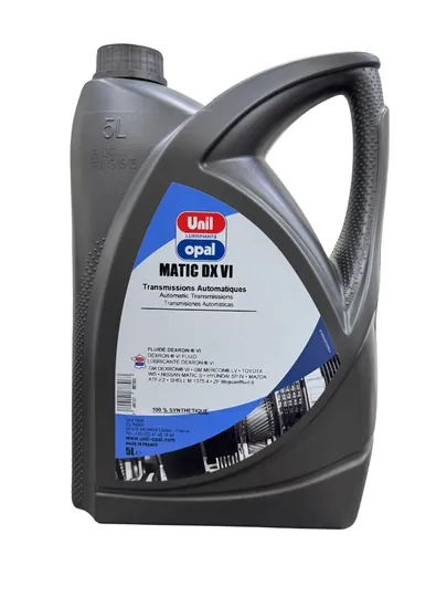 Масло для АКПП UNIL OPAL MATIC DX VI — высокотехнологичное синтетическое масло, Франция