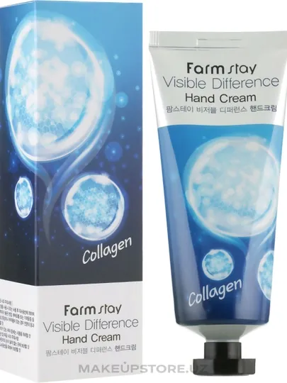 FarmStay Visible Difference Hand Cream Collagen крем для рук с коллагеном, 100 мл