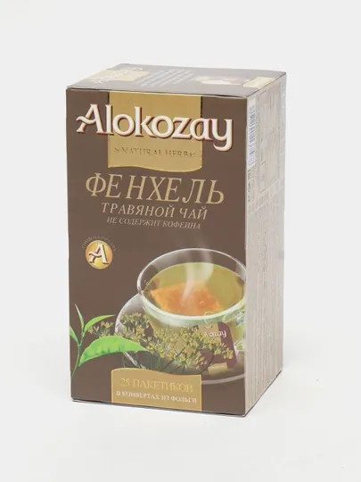 Alokozay Травяной Чай 25 пак, Ройбуш, Мята, Гранат, Ромашка, Имбирь, Лимон, Фенхель