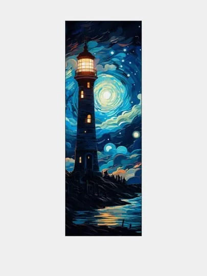 Бумажные закладки для книг, учебников, ежедневников "Маяк", "Море", "Эстетика"