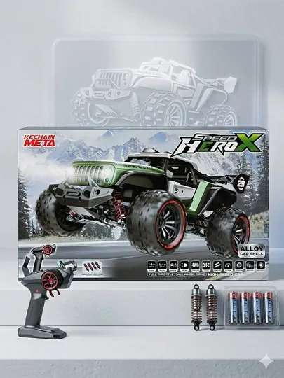 Внедорожник Speed Hero X 4WD: Металлический корпус, высокая скорость, масштаб 1:14, 2.4ГГц