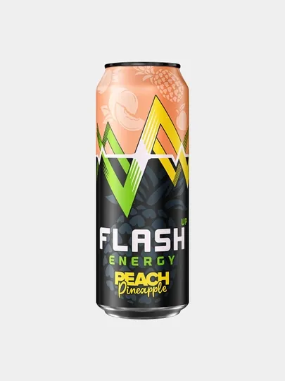 Энергетический напиток Flesh Up Energy, Персик-Ананас, 450 мл