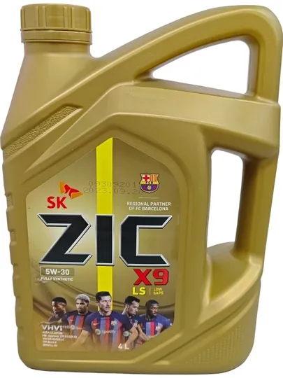 Моторное масло ZIC X9 5w-30, 4 л, сделано в Корее