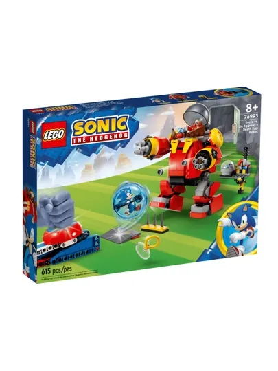 Конструктор LEGO Sonic соник против робота «Смертельное яйцо» доктора Эггмана 76993, 615